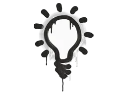 Sealed Graffiti | Lightbulb (Shark White)
