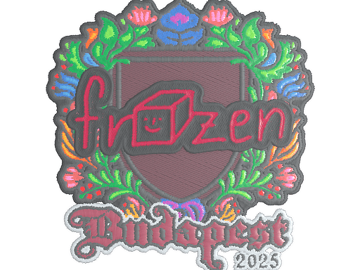 Sticker | frozen (Embroidered) | Budapest 2025