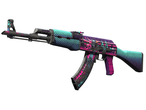 StatTrak™ AK-47 | Neon Rider (Battle-Scarred)