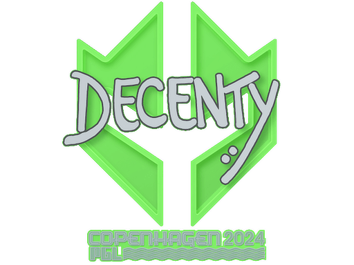 Sticker | decenty | Copenhagen 2024