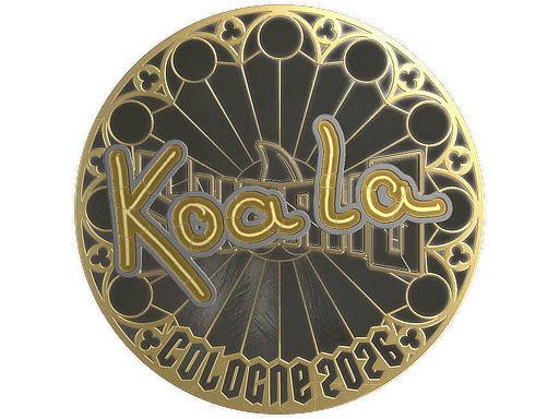 Sticker | koala (Gold) | Cologne 2026