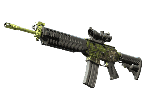 Souvenir SG 553 | Lush Ruins (Field-Tested)