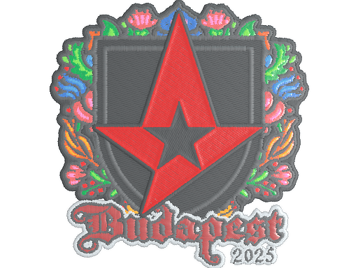 Sticker | Astralis (Embroidered) | Budapest 2025