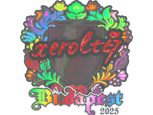 Sticker | xerolte (Holo) | Budapest 2025