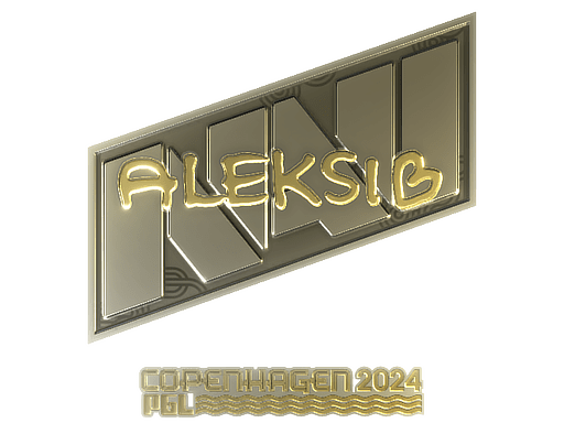 Sticker | Aleksib (Gold) | Copenhagen 2024