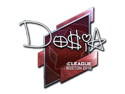 Sticker | Dosia (Foil) | Boston 2018