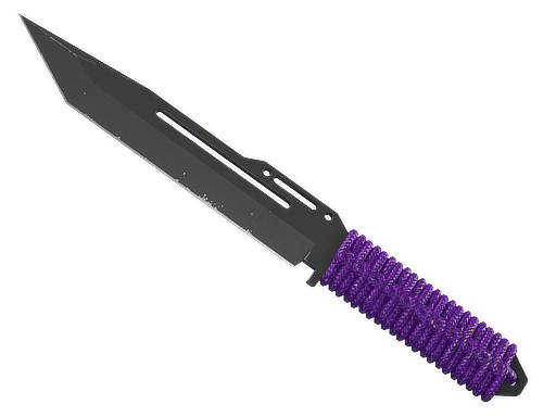★ Paracord Knife | Ultraviolet (Field-Tested)