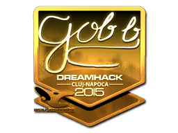 Sticker | gob b (Gold) | Cluj-Napoca 2015