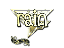Sticker | rain (Gold) | Paris 2023