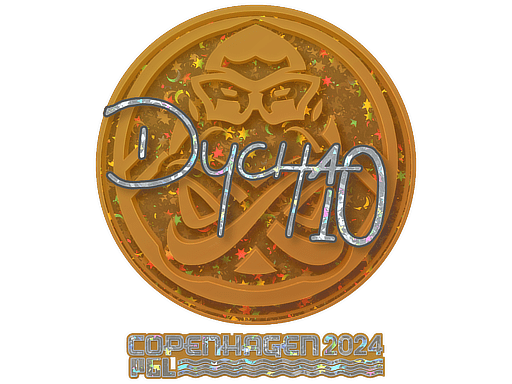 Sticker | Dycha (Glitter) | Copenhagen 2024