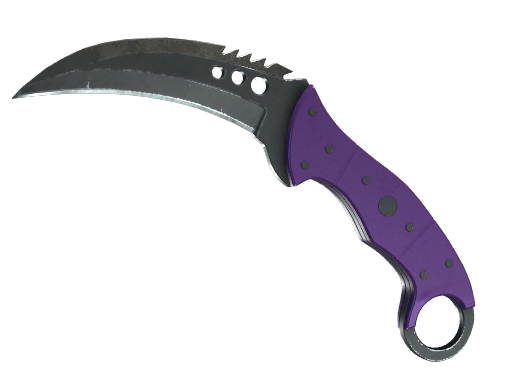 ★ StatTrak™ Talon Knife | Ultraviolet (Well-Worn)
