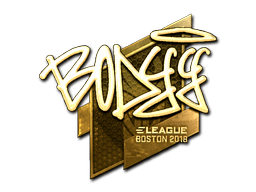 Sticker | bodyy (Gold) | Boston 2018
