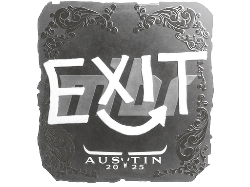 Sticker | exit (Foil) | Austin 2025