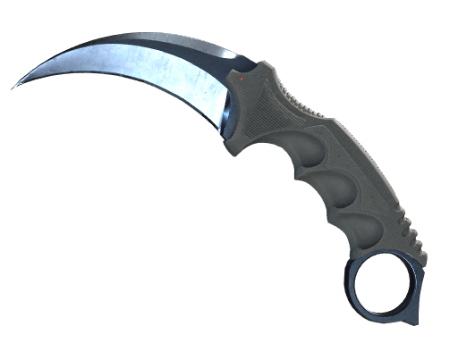 ★ StatTrak™ Karambit | Blue Steel (Well-Worn)