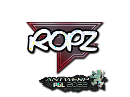 Sticker | ropz (Glitter) | Antwerp 2022