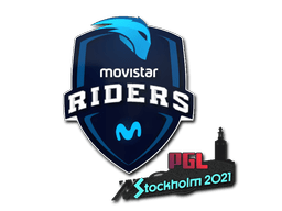 Sticker | Movistar Riders | Stockholm 2021