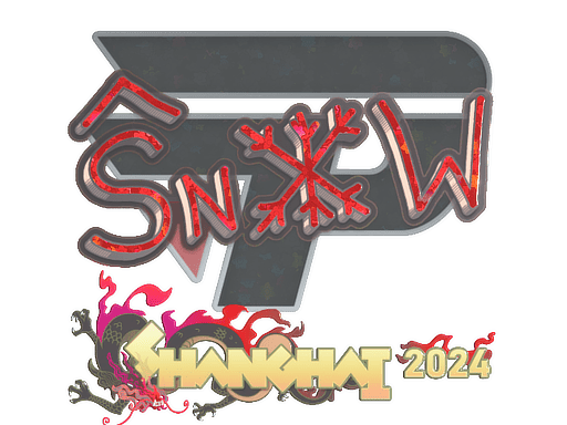 Sticker | snow (Glitter) | Shanghai 2024