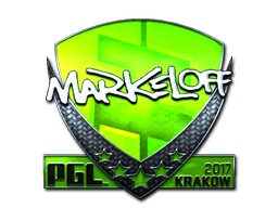 Sticker | markeloff (Foil) | Krakow 2017