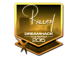 Sticker | rallen (Gold) | Cluj-Napoca 2015