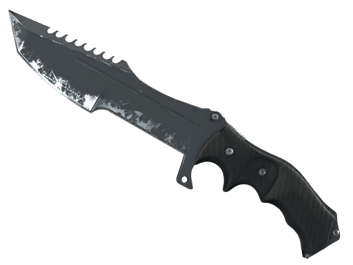 ★ StatTrak™ Huntsman Knife | Night (Well-Worn)