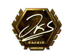 Sticker | jks (Gold) | London 2018
