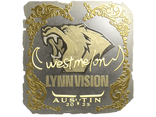 Sticker | westmelon (Gold) | Austin 2025