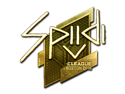 Sticker | Spiidi (Gold) | Boston 2018