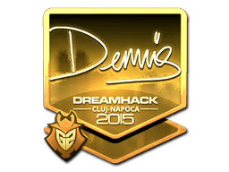 Sticker | dennis (Gold) | Cluj-Napoca 2015