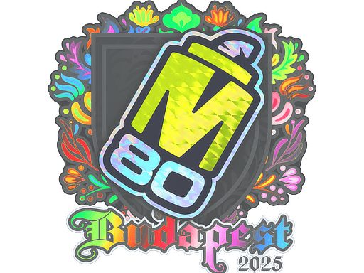 Sticker | M80 (Holo) | Budapest 2025