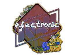 Sticker | electronic (Glitter) | Rio 2022