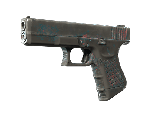 Glock-18 | Teal Graf (Battle-Scarred)
