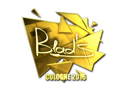 Sticker | B1ad3 (Gold) | Cologne 2016