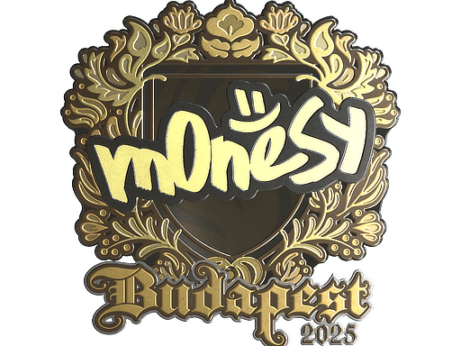 Sticker | m0NESY (Gold) | Budapest 2025