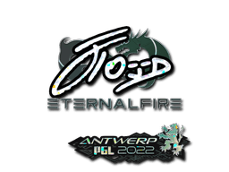Sticker | xfl0ud (Glitter) | Antwerp 2022