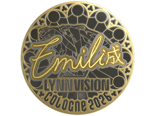 Sticker | EmiliaQAQ (Gold) | Cologne 2026