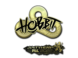 Sticker | Hobbit (Gold) | Antwerp 2022