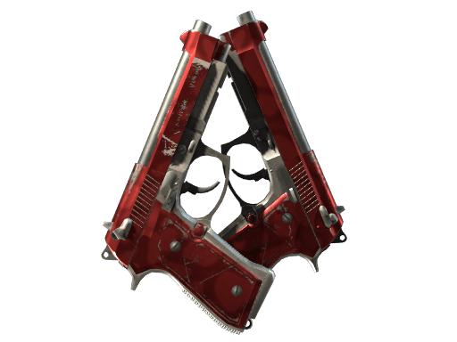 StatTrak™ Dual Berettas | Hemoglobin (Field-Tested)
