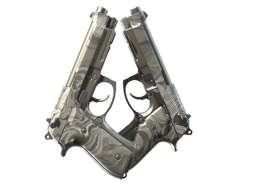 Dual Berettas | Silver Pour (Factory New)