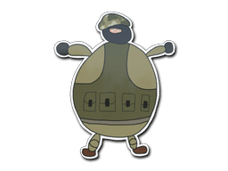Sticker | Poorly Drawn IDF