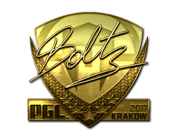 Sticker | boltz (Gold) | Krakow 2017