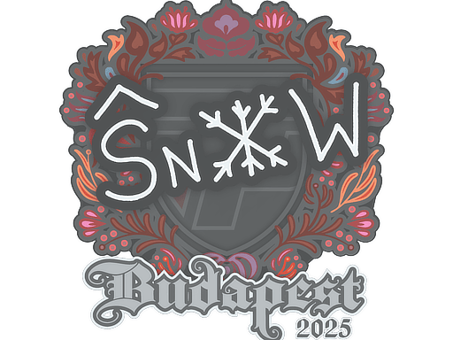 Sticker | snow | Budapest 2025