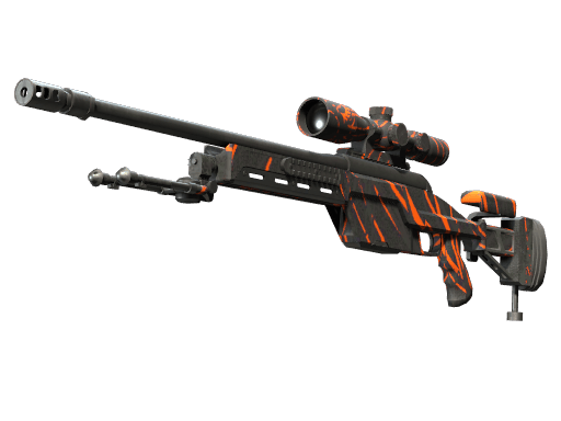StatTrak™ SSG 08 | Slashed (Minimal Wear)