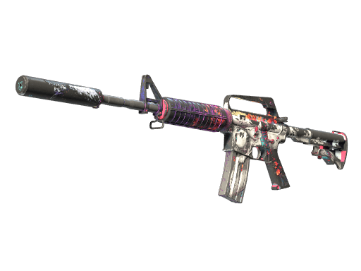 M4A1-S | Vaporwave (Battle-Scarred)
