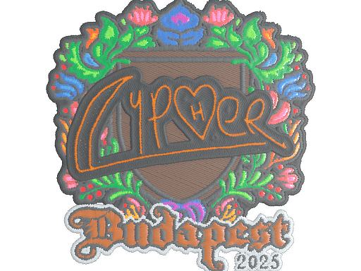 Sticker | Cypher (Embroidered) | Budapest 2025