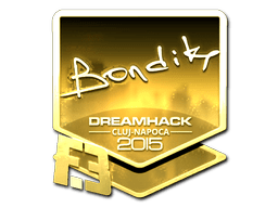 Sticker | bondik (Gold) | Cluj-Napoca 2015