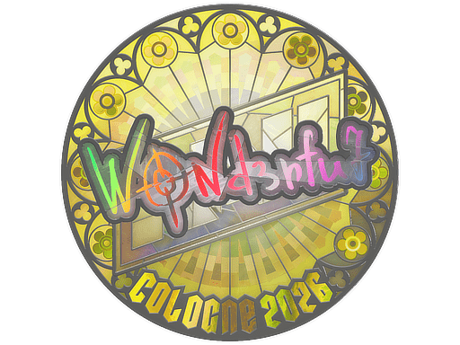 Sticker | w0nderful (Holo) | Cologne 2026