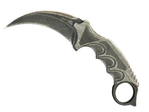 ★ StatTrak™ Karambit | Black Laminate (Battle-Scarred)