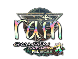 Sticker | rain (Holo, Champion) | Antwerp 2022