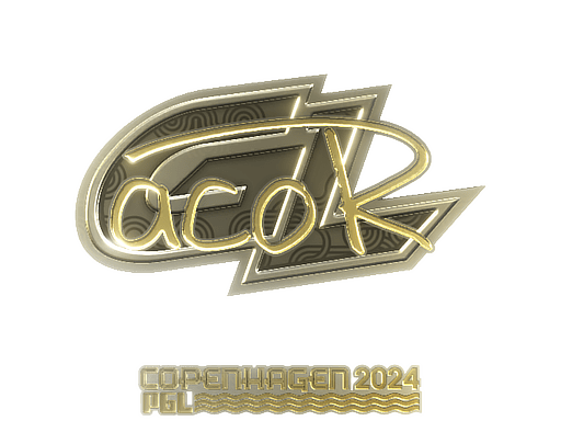 Sticker | acoR (Gold) | Copenhagen 2024