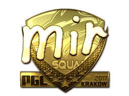 Sticker | mir (Gold) | Krakow 2017